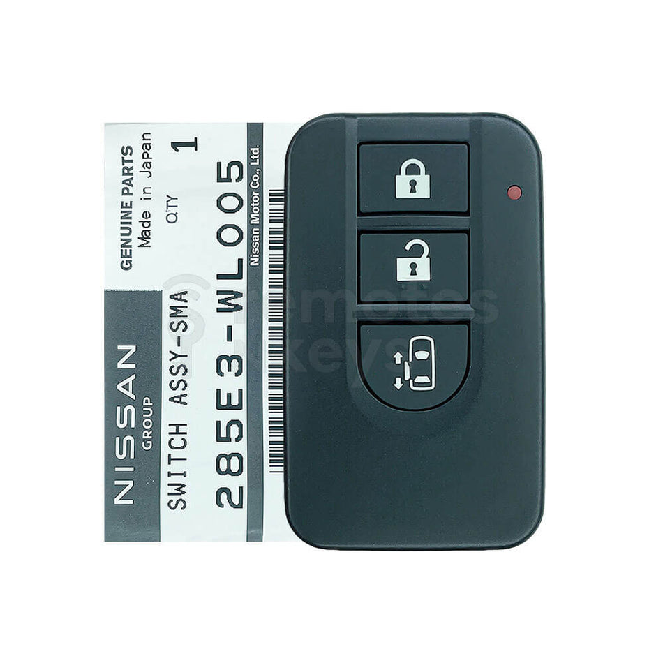 Nissan Elgrand 2002-2006 Genuine 3 Buttons Smart/Prox Remote Key 312MHz 285E3-WL005