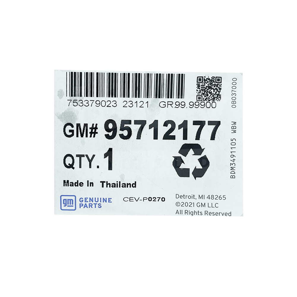 Isuzu/Holden D-Max/Colorado 2 buttons Remote Key 433MHz 95712177