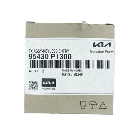 KIA Carnival 2022 Genuine 3 Buttons Flip Remote Key 433MHz 95430-P1300