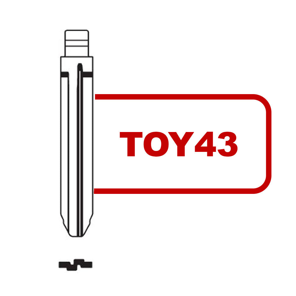 Keydiy Xhorse VVDI Flip Universal Remote Blade TOY43 For Toyota/Lexus
