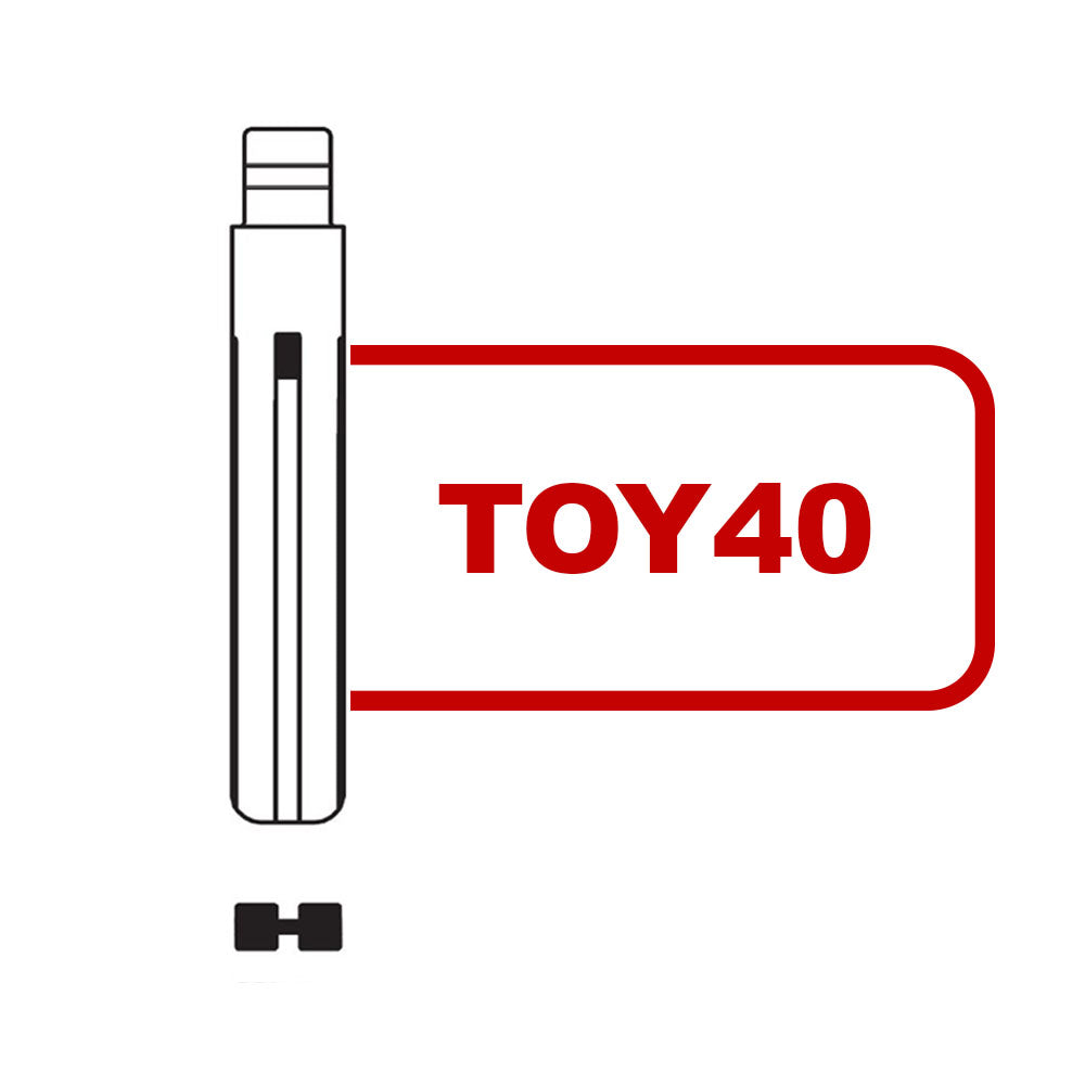 Keydiy Xhorse VVDI Flip Universal Remote Blade TOY40 For Toyota/Lexus