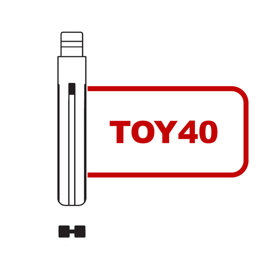Keydiy Xhorse VVDI Flip Universal Remote Blade TOY40 For Toyota/Lexus