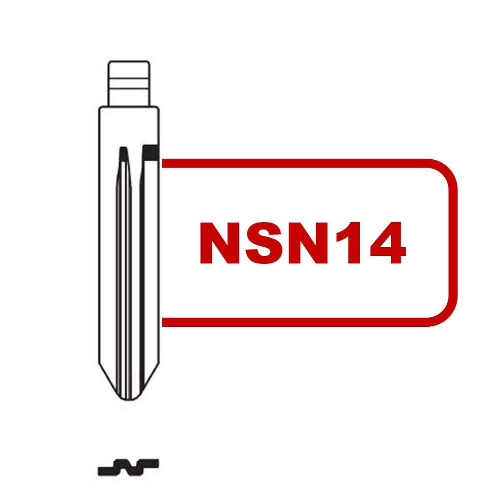 Keydiy Xhorse VVDI Flip Universal Remote Blade NSN14 For Nissan