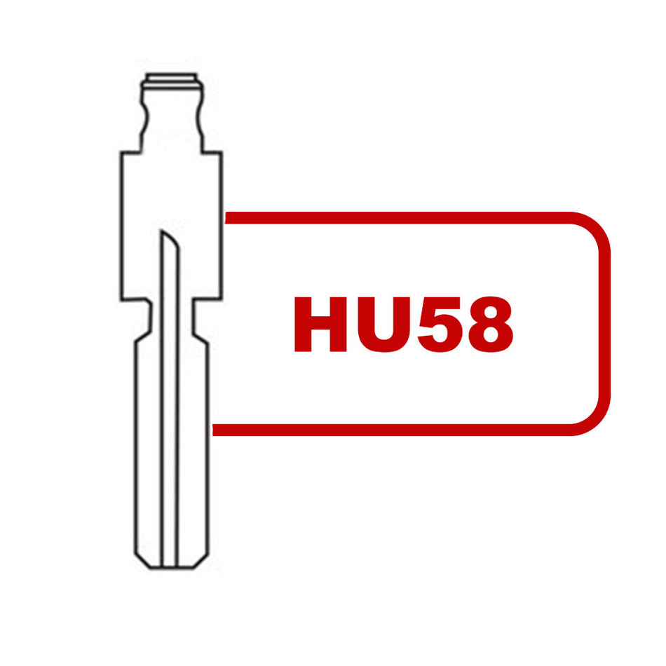 Keydiy Xhorse VVDI Flip Universal Remote Blade HU58 For BMW