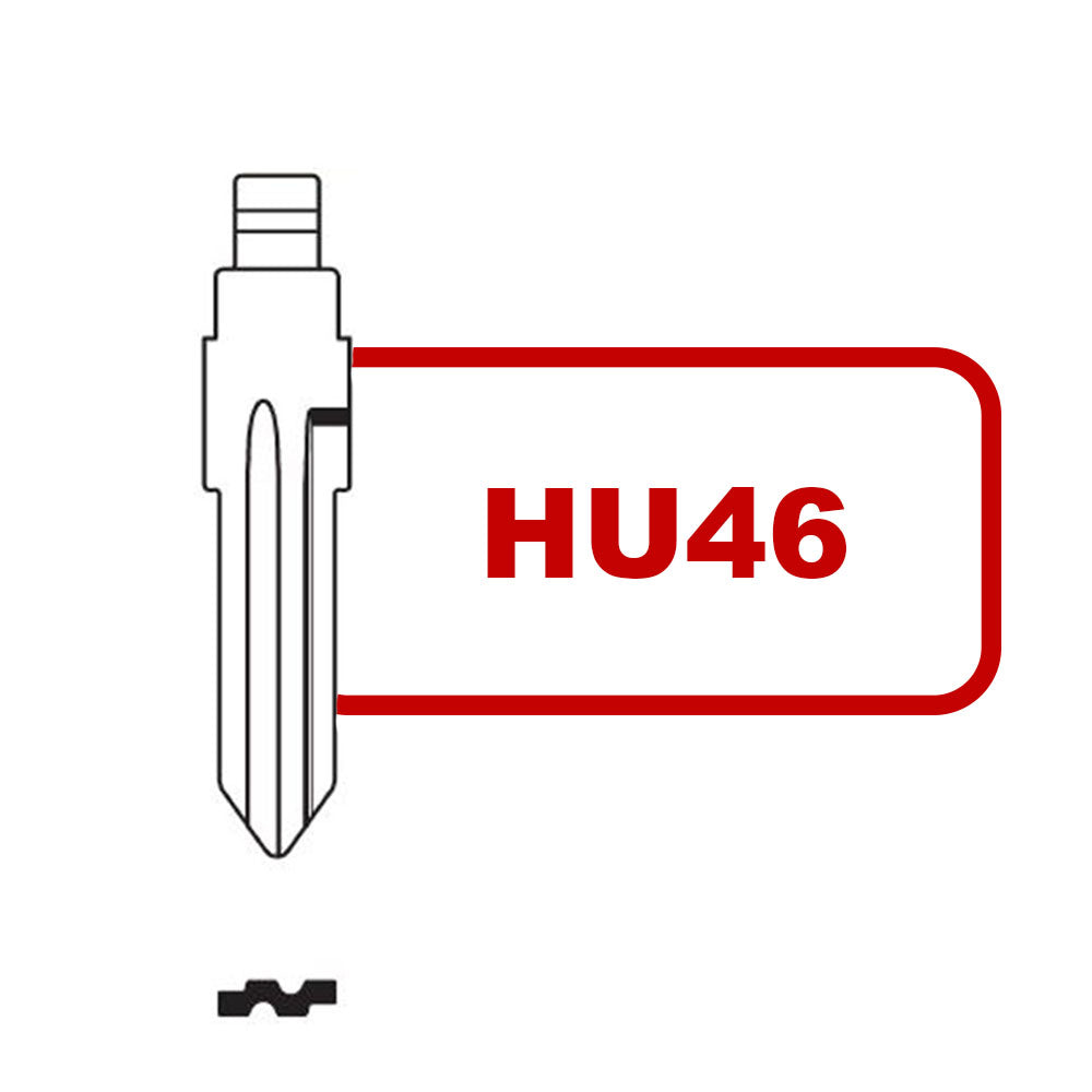 Keydiy Xhorse VVDI Flip Universal Remote Blade HU46 For Opel/Holden