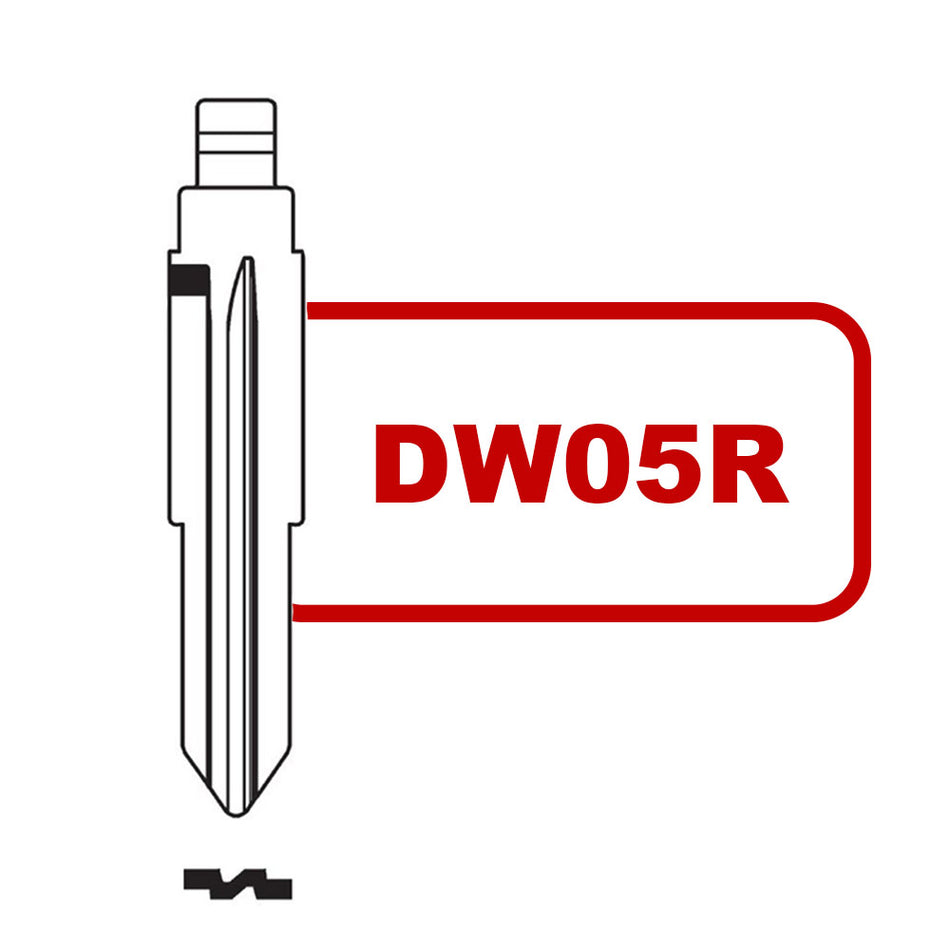 Keydiy Xhorse VVDI Flip Universal Remote Blade DW05R For Daewoo/Opel/Holden