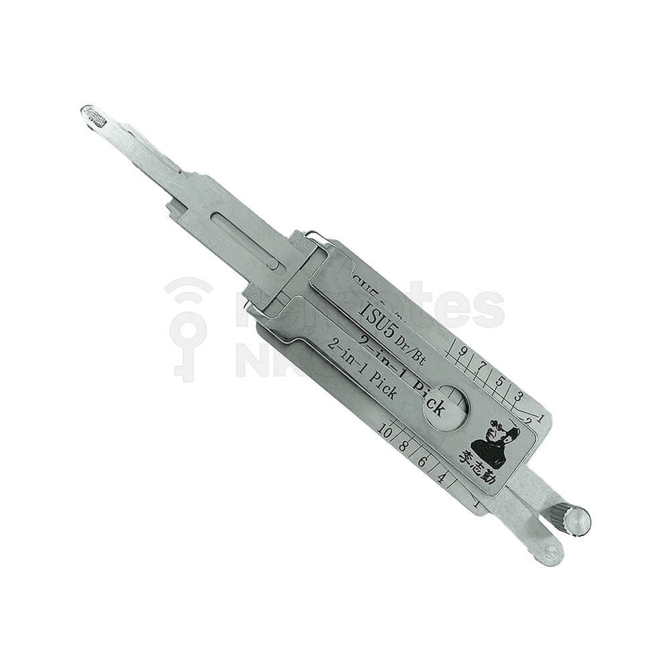 Isuzu Trucks Original Lishi ISU5 2-in-1 Decoder Door/Boot (10 Cuts)