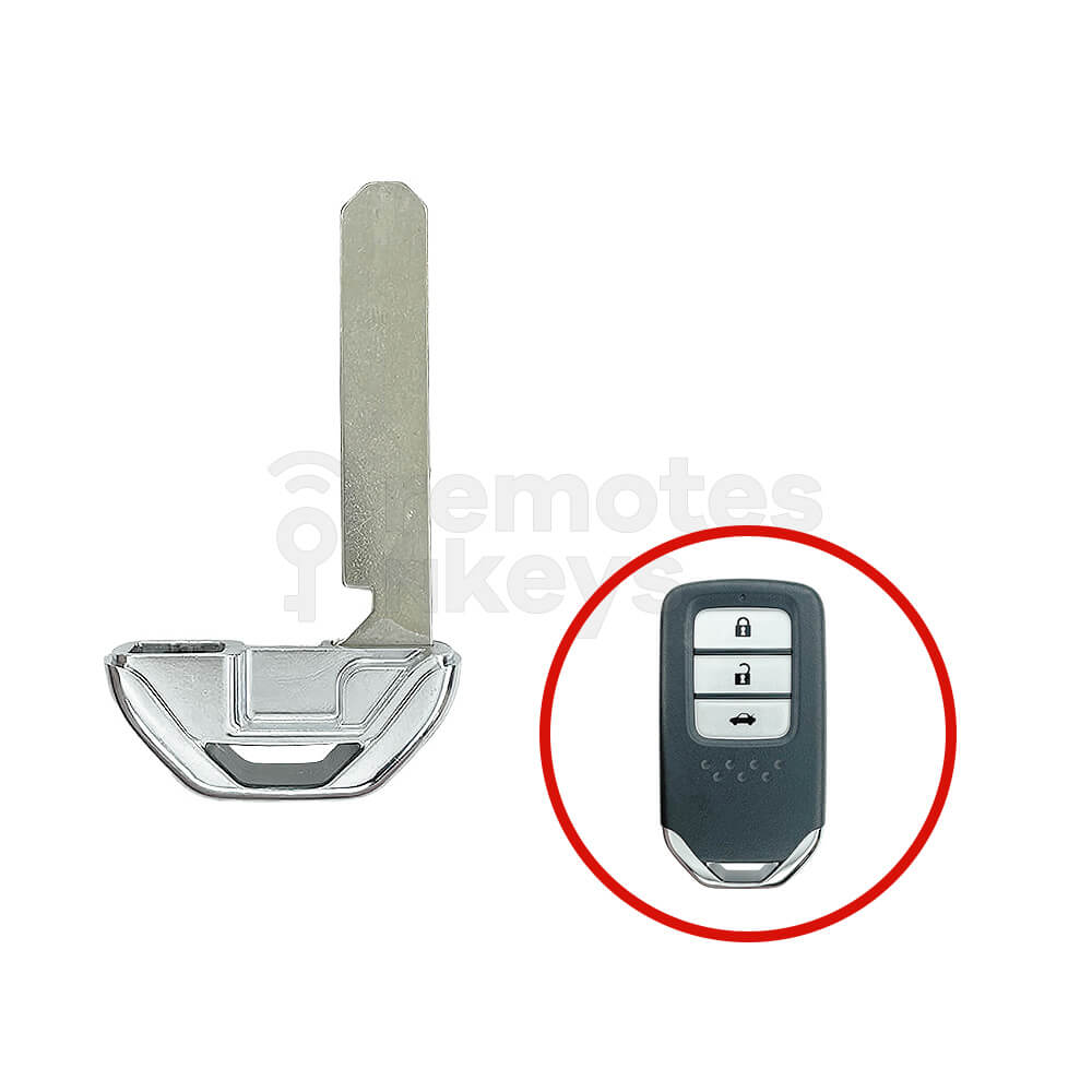 Honda Smart Remote Key Emergency Blade HON66