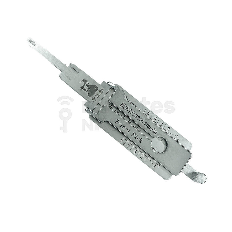 Nissan/Subaru/Suzuki Original Lishi HU87 HU133 V.2 2 in 1 Pick and Decoder (9 Cuts)