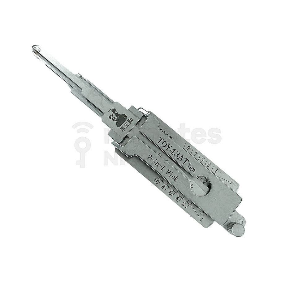 Toyota Original Lishi TOY43AT 2-in-1 Decoder and Pick for Toyota (Ignition)