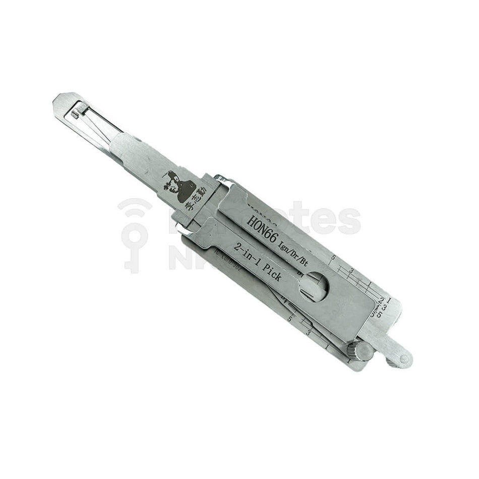 Honda HON66+AG Original Lishi 2-In-1 Pick Decoder (5 Cuts) Ign/Dr/Bt