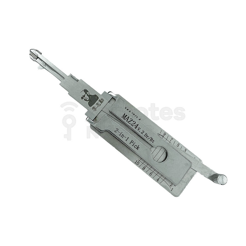 Mazda MAZ24 V2-AG Original Lishi 2-In-1 Pick Decoder (10 Cuts) Door/Boot