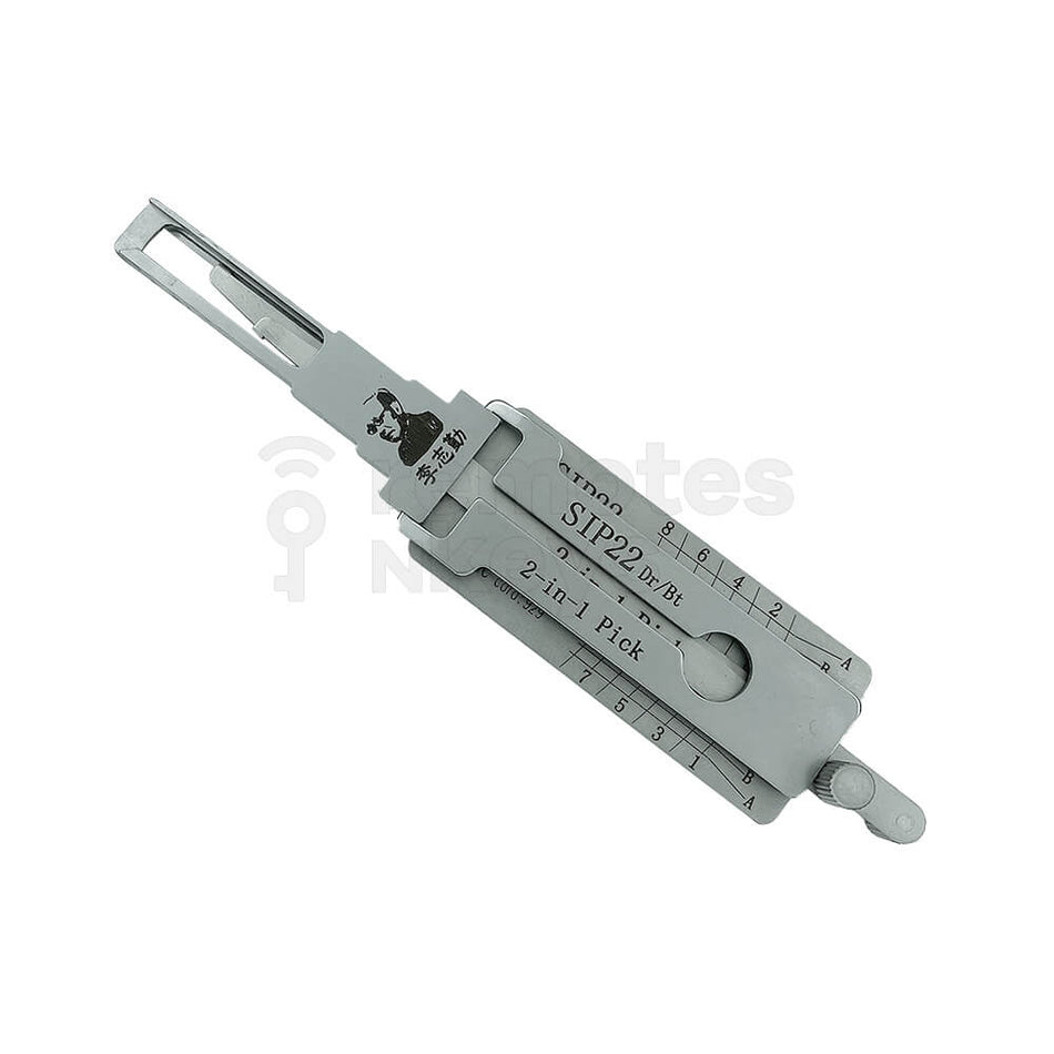 Fiat SIP22-TL-AG Original Lishi 2-In-1 Pick Decoder (8 Cuts)
