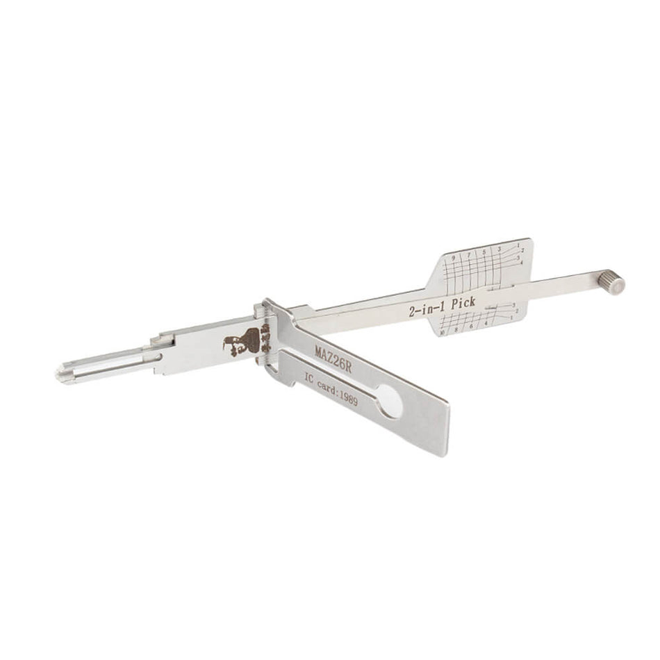 Mazda 2024+ Original Lishi 2-in-1 Pick Decoder Tool MAZ26R-AG (10 Cuts ...