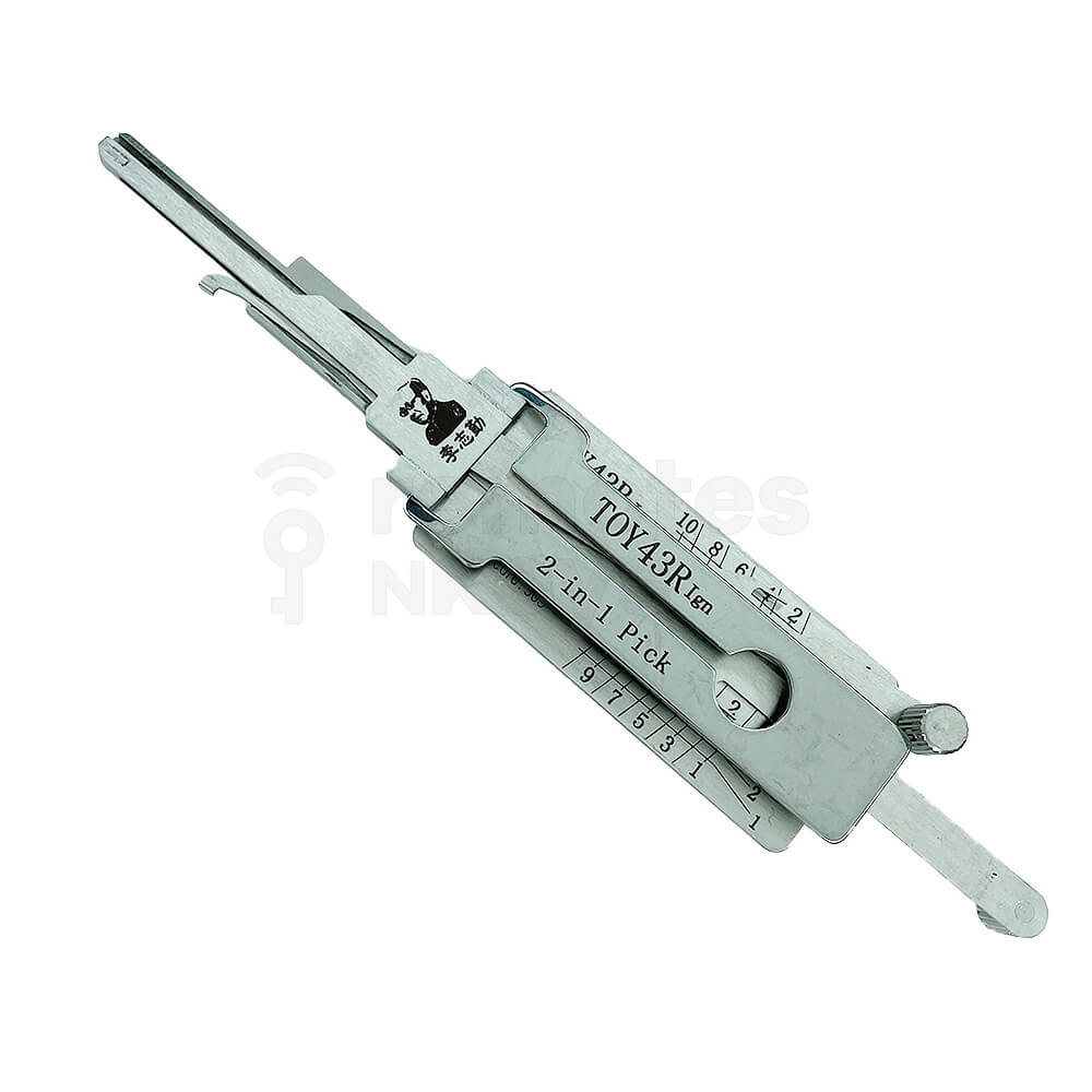 Isuzu Holden GMC Chevrolet TOY43R(B108/B110) Original Lishi 2-In-1 Pick Decoder (10 Cuts) AG Ignition