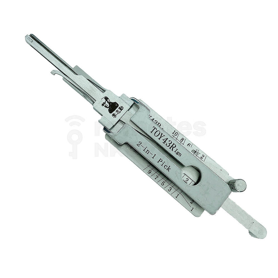 Isuzu Holden GMC Chevrolet TOY43R(B108/B110) Original Lishi 2-In-1 Pick Decoder (10 Cuts) AG Ignition