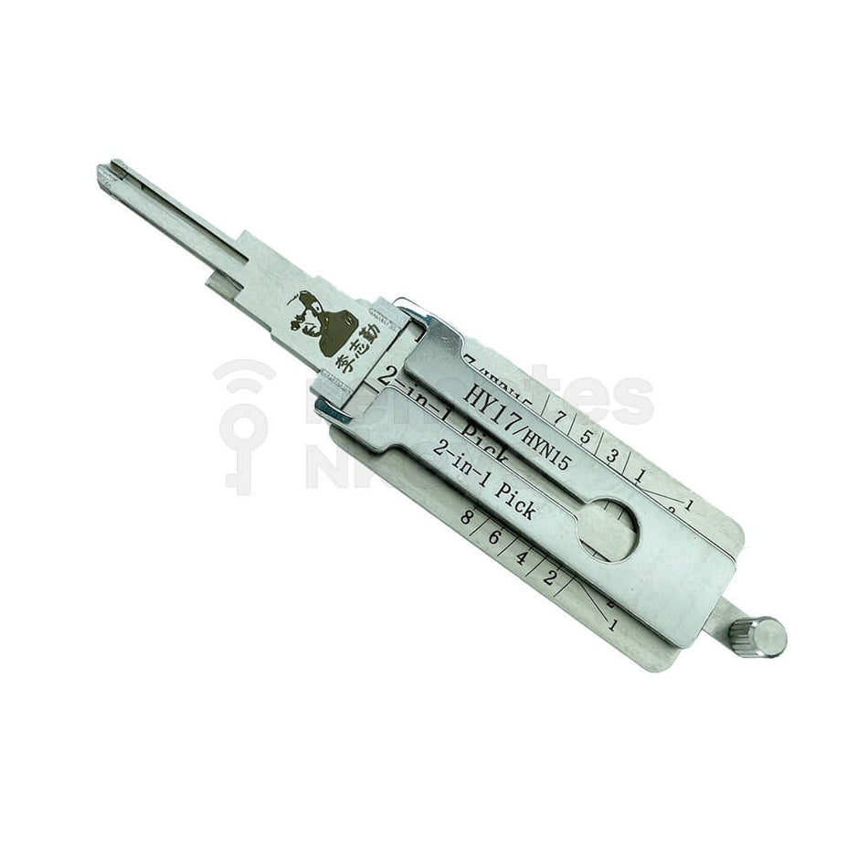 Hyundai Kia HY17/HYN15 Original Lishi 2-In-1 Pick Decoder (8 Cuts)