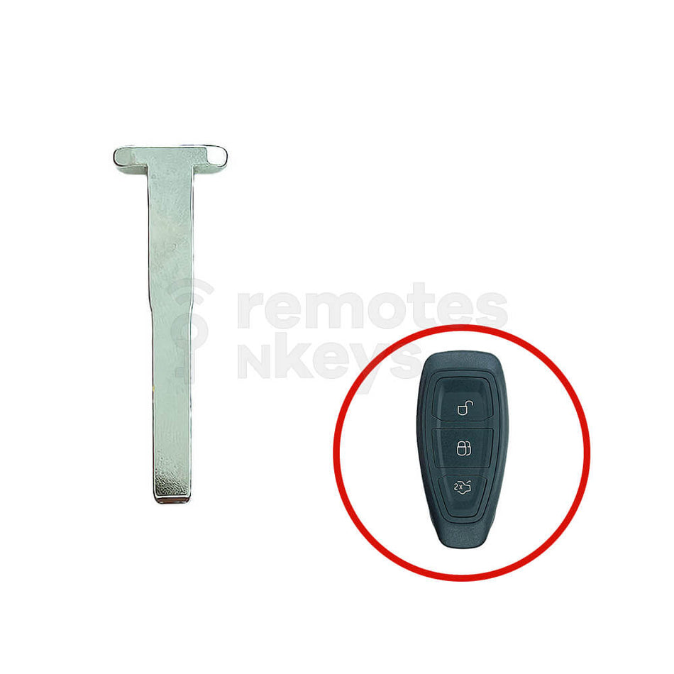 Ford Escape Smart Remote Emergency Key Blade HU101