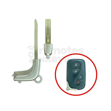 Lexus 2005 Smart Key Emergency Blade TOY48 One Side 69515-50260