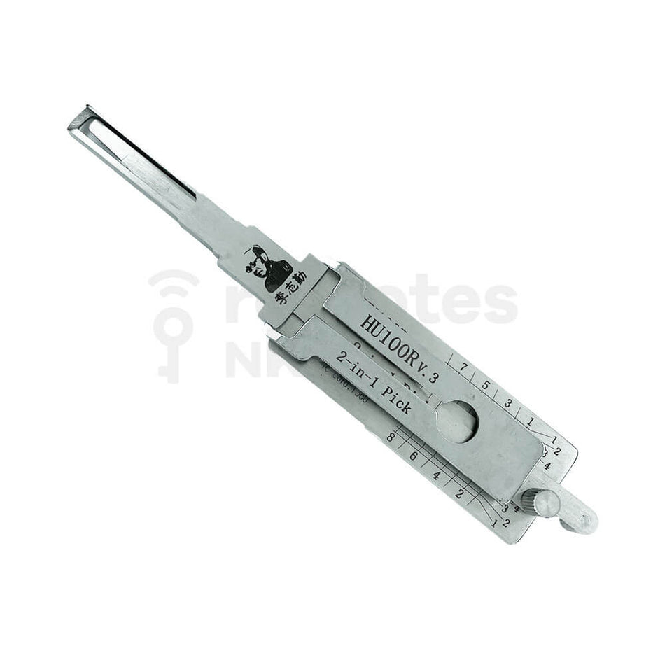 BMW HU100R V3-AG Original Lishi 2-In-1 Pick Decoder