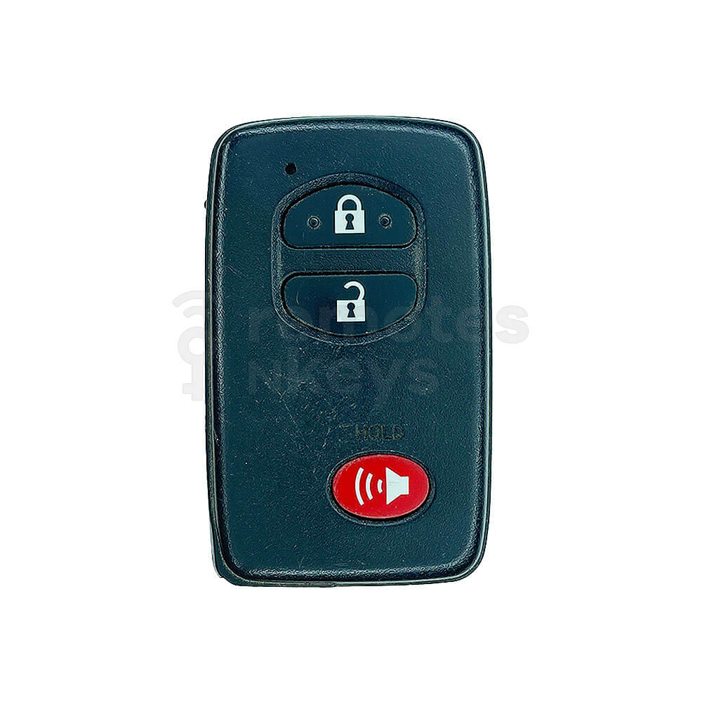 Toyota Prius/Prius C 2009-2020 Used/Unlock Original 2+1 Buttons Smart Remote Key 4D 314MHz 89904-47230 FCC ID: HYQ14ACX PCB: 271451-5290