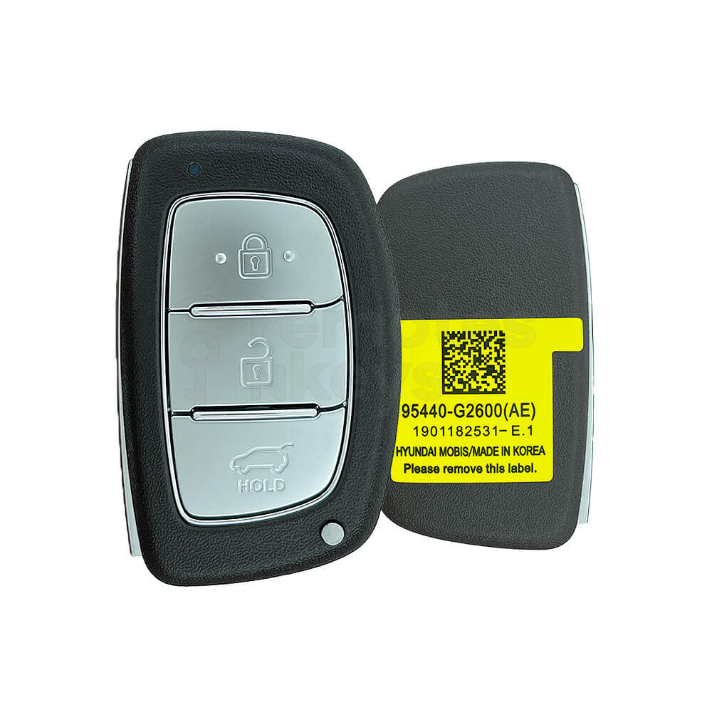 Hyundai Ioniq 2019-2020 Original 3 Buttons Smart Remote Key ID47 433MHz 95440-G2600 FCC ID: FOB-4F11