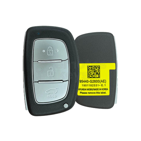 Hyundai Ioniq 2019-2020 Original 3 Buttons Smart Remote Key ID47 433MHz 95440-G2600 FCC ID: FOB-4F11