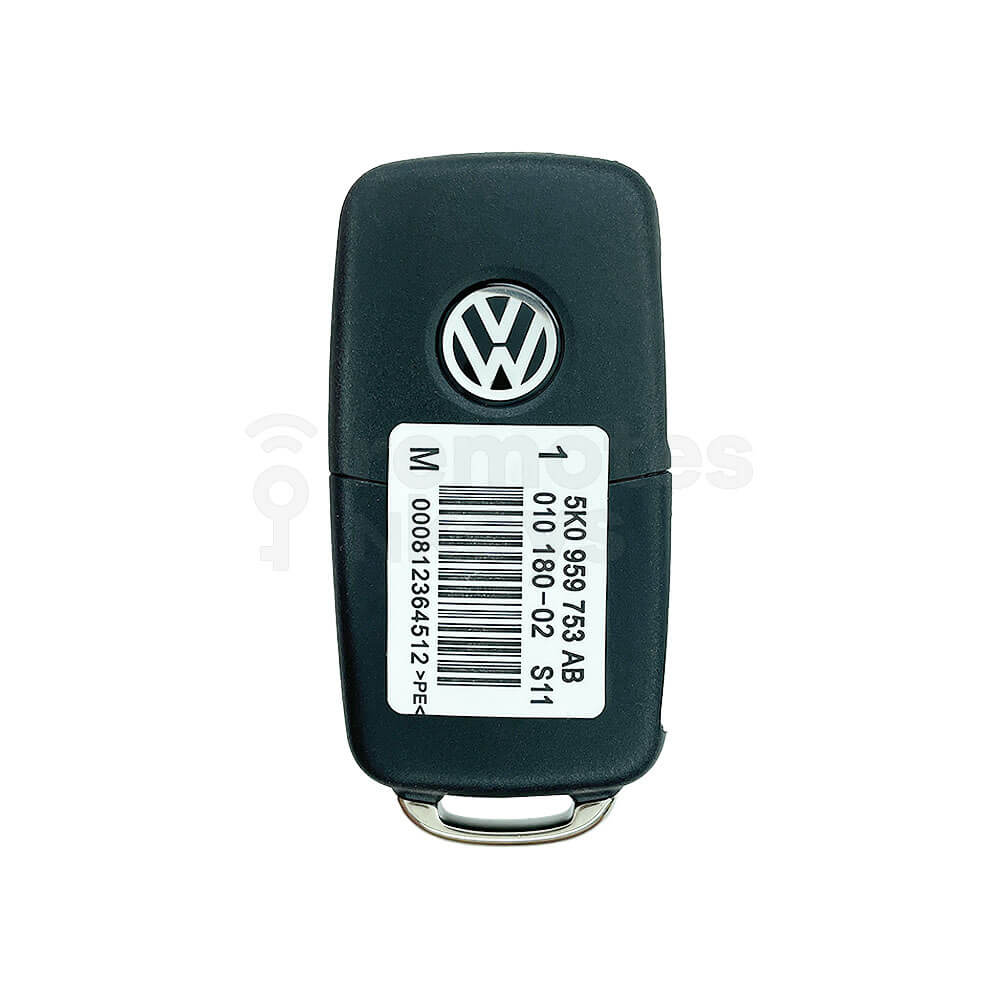 Volkswagen Amarok 2011-2016 Original 2 Buttons Flip Remote Key ID48 434MHz 7E0 837 202 AD