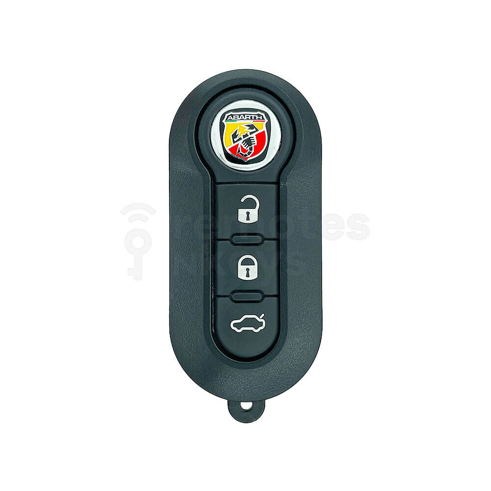 Abarth 500/595/695 2011-2020 Original 3 Buttons Flip Remote Key ID46 433MHz FCC ID: 2ADFTTRF198