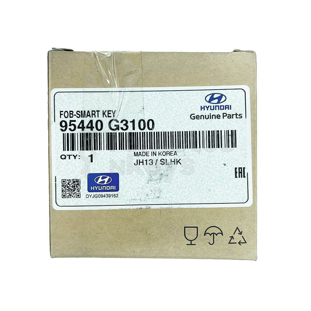 Hyundai i30 2017-2023 Genuine 3 Buttons Smart Remote Key 8A 433MHz 95440-G3100 FCC ID: SYEC3F0B1608