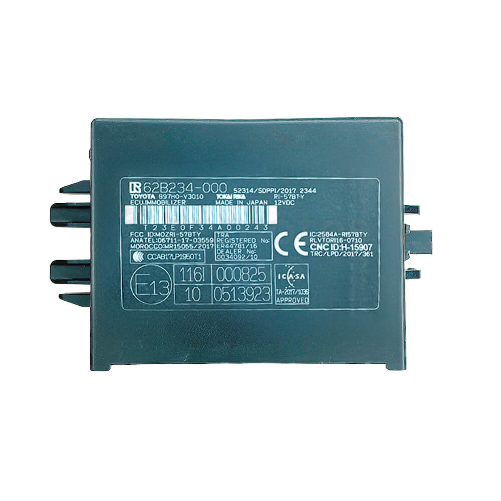 Toyota Hiace 2019 Computer Assy Immobilizer IMMO Box 897H0-V3010 / 897H0-26010 FCC ID: MOZRI-57BTY Tested