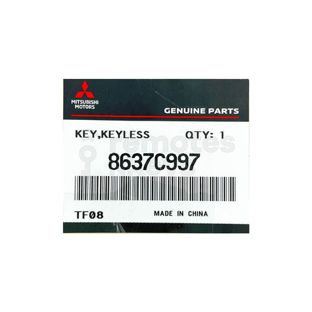 Mitsubishi Triton/Pajero Sport 2023 Genuine 2 Buttons Smart Remote Key ID47 433MHz 8637C997 FCC ID: GHR-M014-ASL