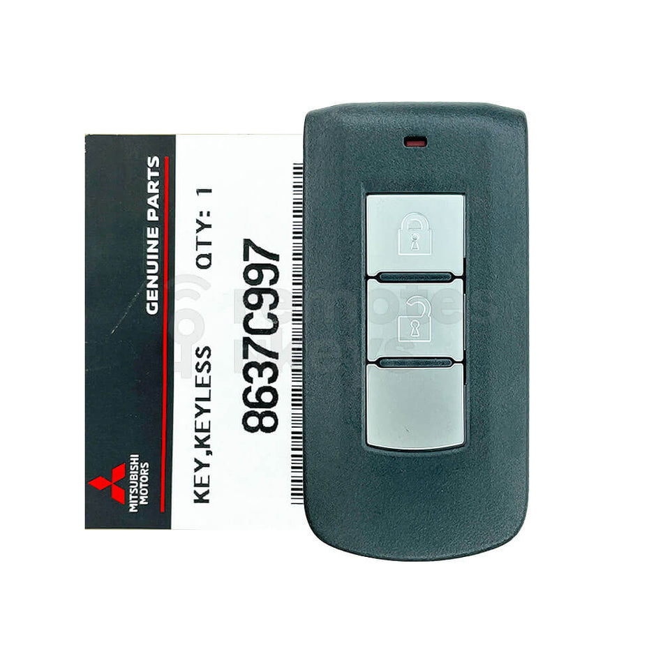 Mitsubishi Triton/Pajero Sport 2023 Genuine 2 Buttons Smart Remote Key ID47 433MHz 8637C997 FCC ID: GHR-M014-ASL