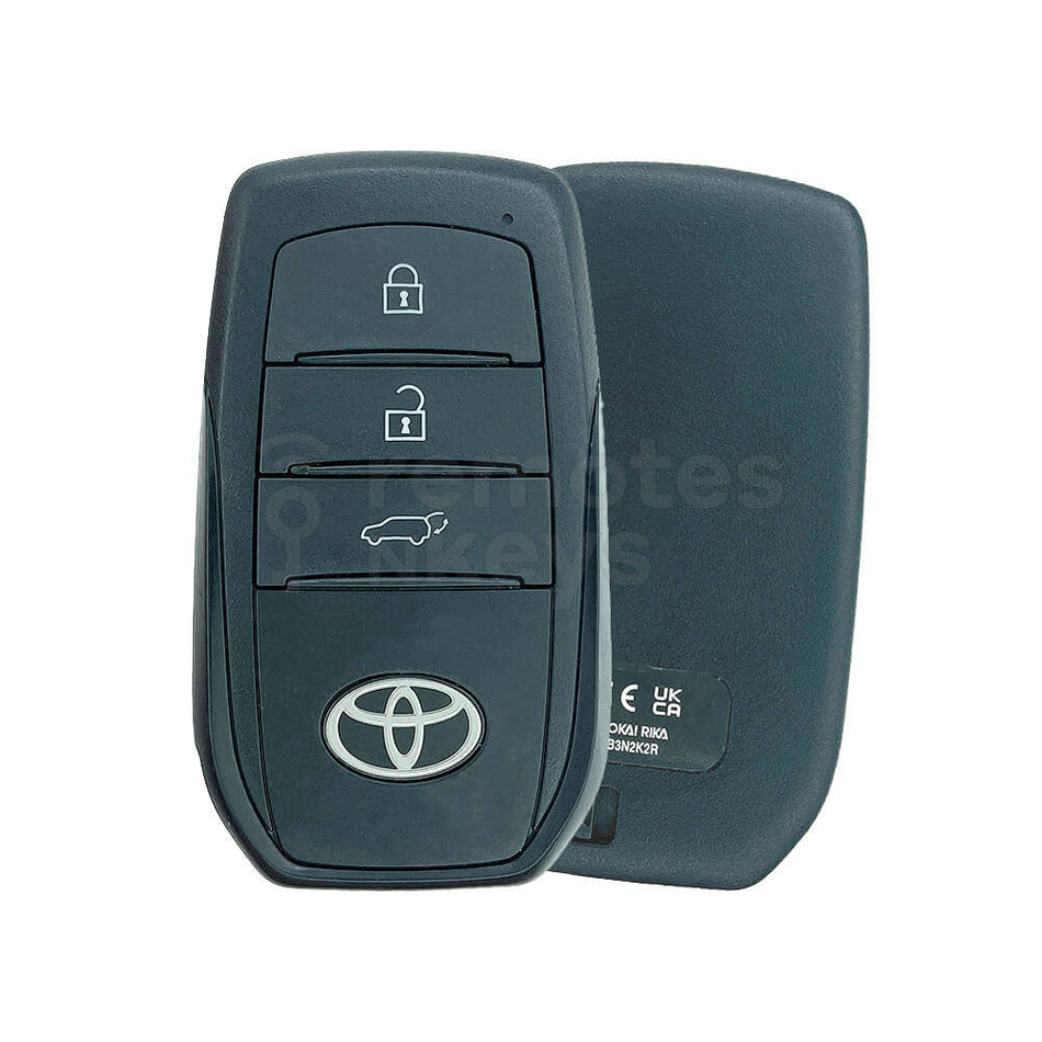 Toyota Land Cruiser Prado 2022-2024 Original 3 Buttons Smart Remote Key 8A 433/434MHz 8990H-60522 FCC ID: B3N2K2R