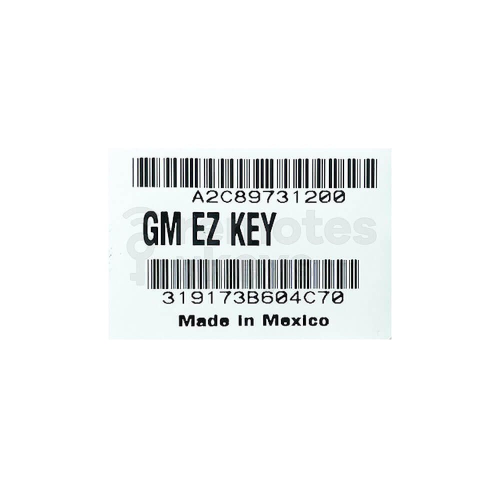 Holden Captiva 2014-2018 Genuine 2+1 Buttons Smart Remote Key ID46 433MHz 95137227