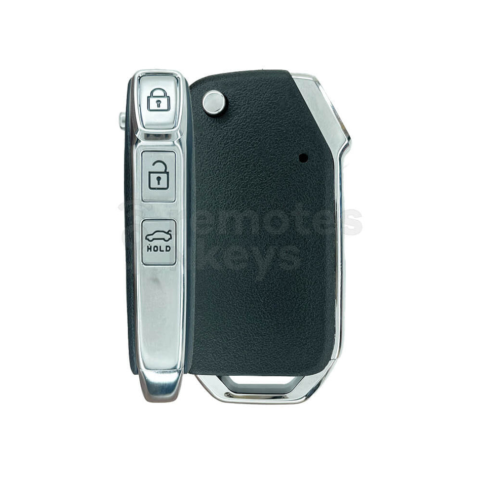 Kia Carnival/Sportage/Sorento 2022 3 Buttons Flip Remote Key 4A 433MHz 95430-P1300 FCC ID: SVI-SKRGE03 (Genuine Board/Aftermarket Shell)
