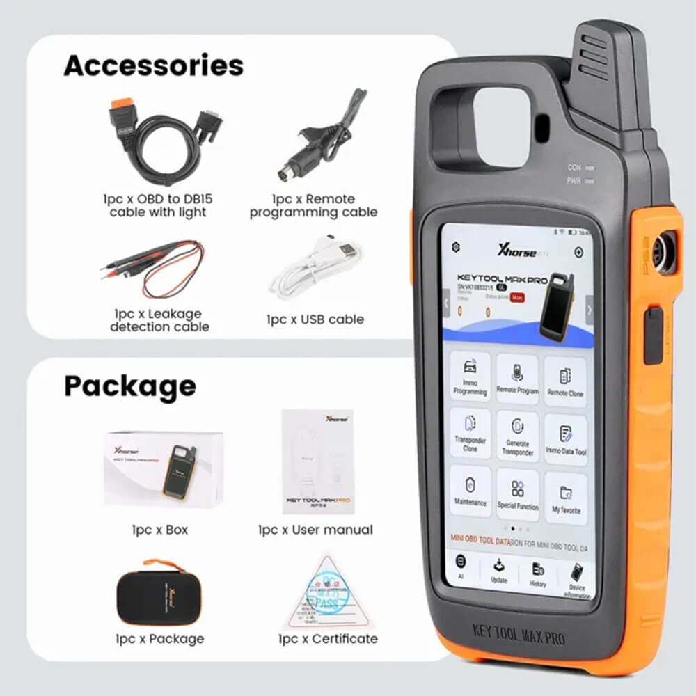 Xhorse VVDI Key Tool Max Pro XDKMP0EN Remote Programmer(Multi Language)