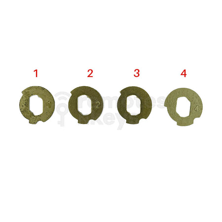 Ford Lock Wafer Set (FO21) - 4 Different Sizes