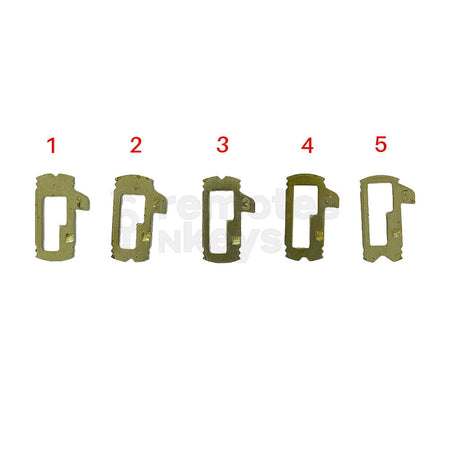 Mercedes Benz Lock Wafer Set (HU64) - 5 Different Sizes