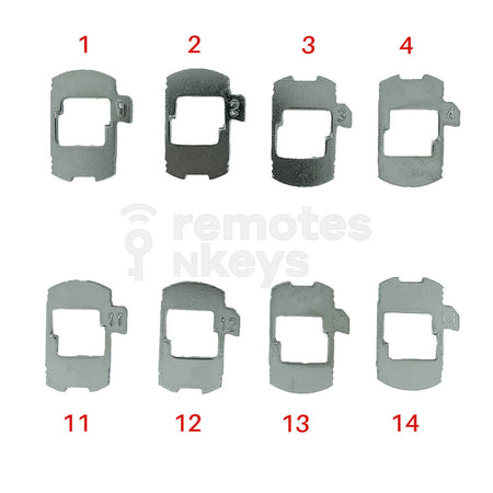Audi/Volkswagen Edge Lock Wafer Set (HU162) - 8 Different Sizes