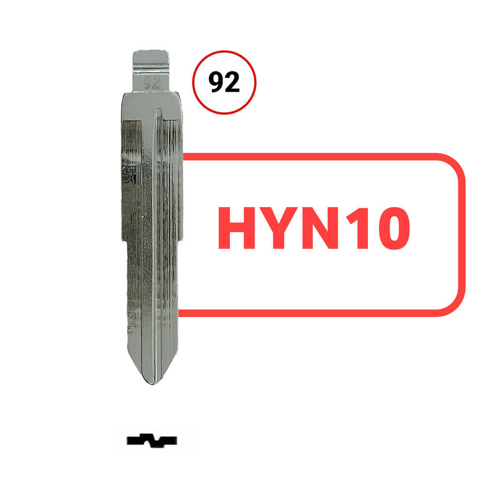Keydiy Xhorse Universal Flip Remote Blade HYN10 For Hyundai Ssangyong Blade No: 92