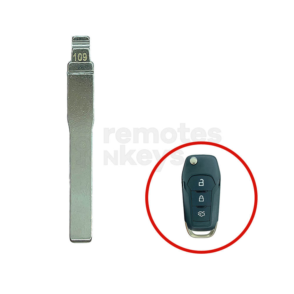 Ford Ranger/Everest HU101 Blade for Flip Remote Key