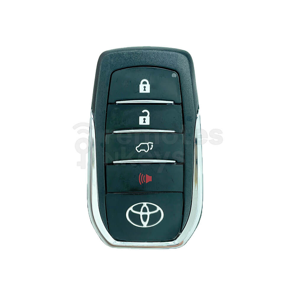 Toyota Hilux/Land Cruiser 4 Buttons 2019 Smart Remote Key Shell SUV VVDI XM38 Compatible