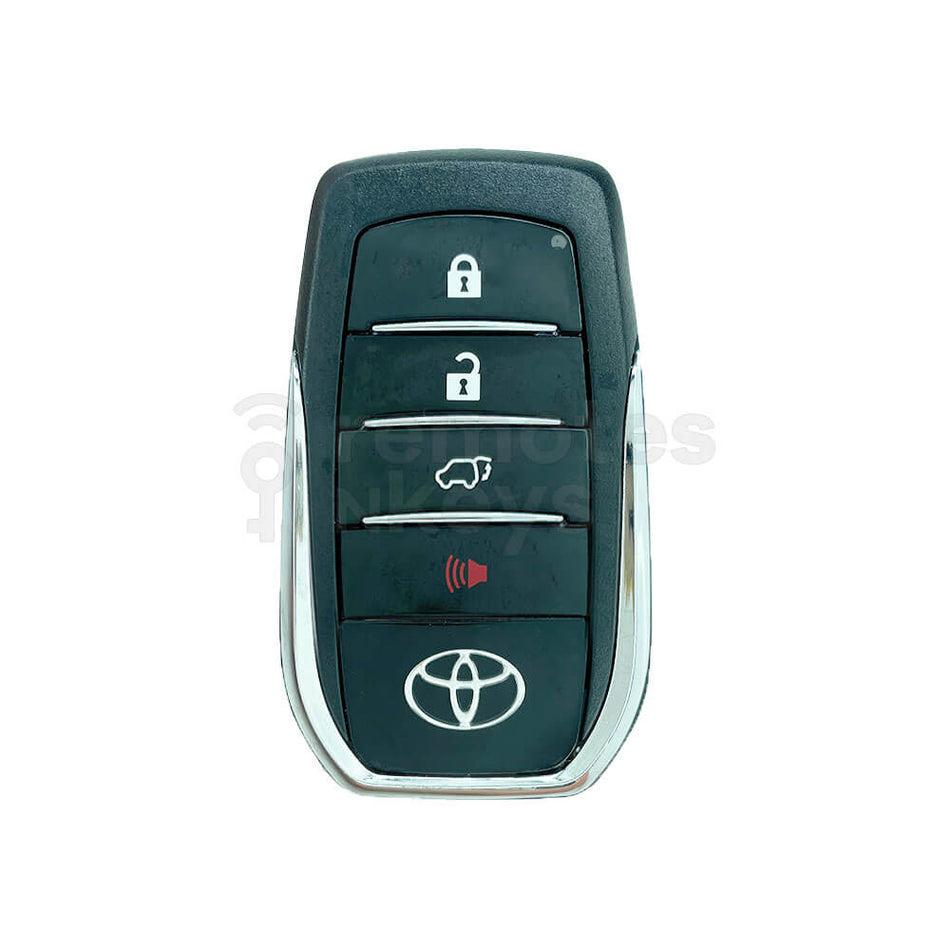 Toyota Hilux/Land Cruiser 4 Buttons 2019 Smart Remote Key Shell SUV VVDI XM38 Compatible