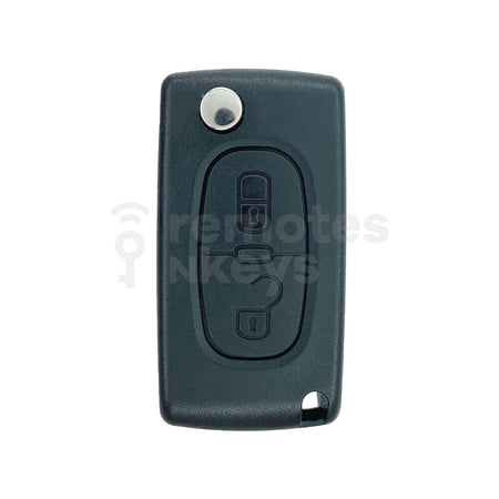 Peugeot/Citroen 2 Buttons Flip Remote Key Shell/Case NE73 Blade
