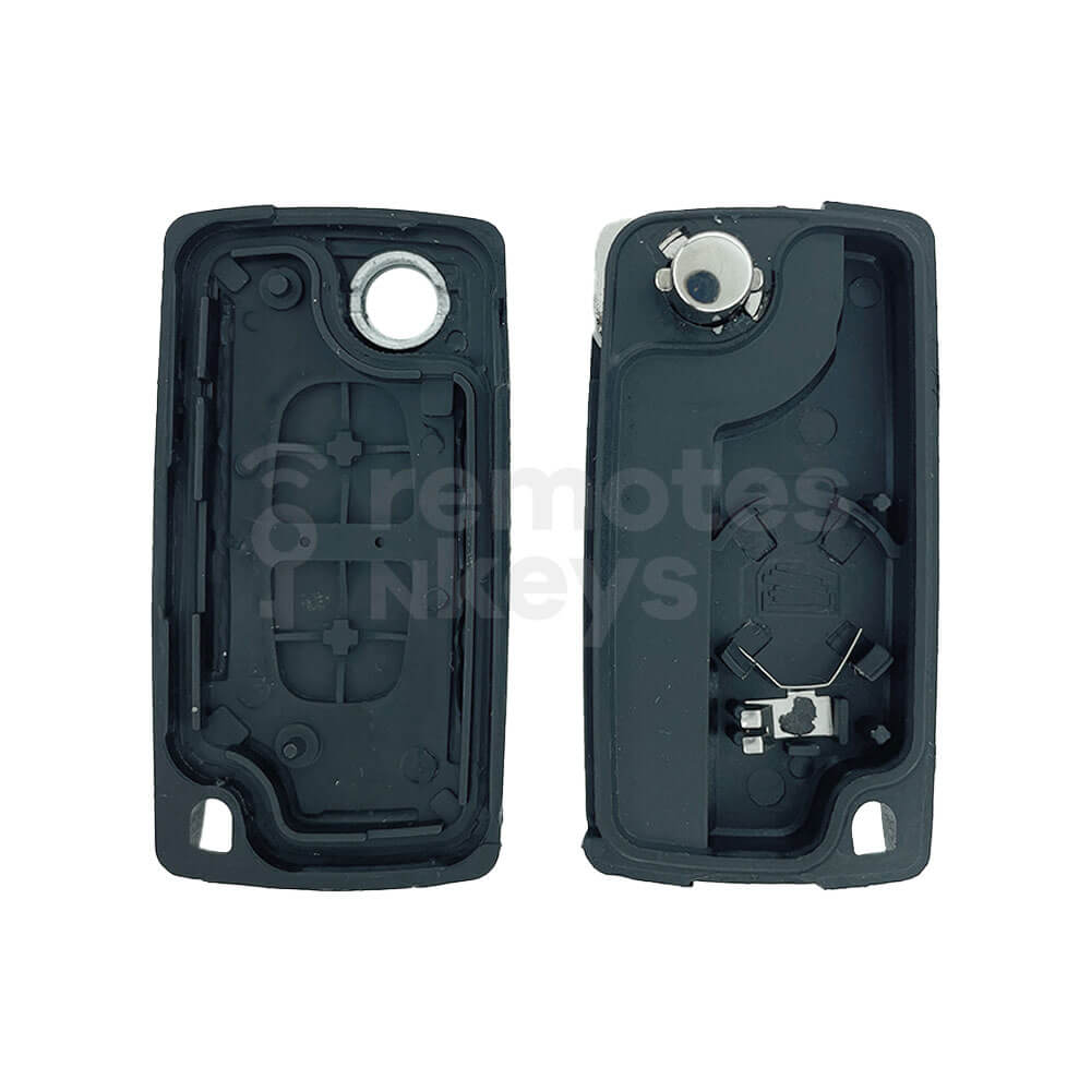 Peugeot/Citroen 2 Buttons Flip Remote Key Shell/Case NE73 Blade