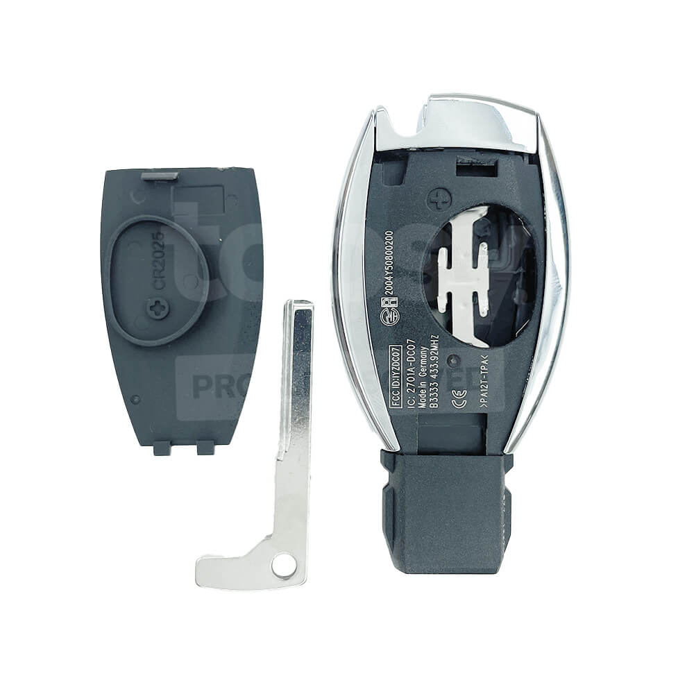 MERCEDES BENZ 3 Buttons Remote Key Shell/Case With Emergency Blade