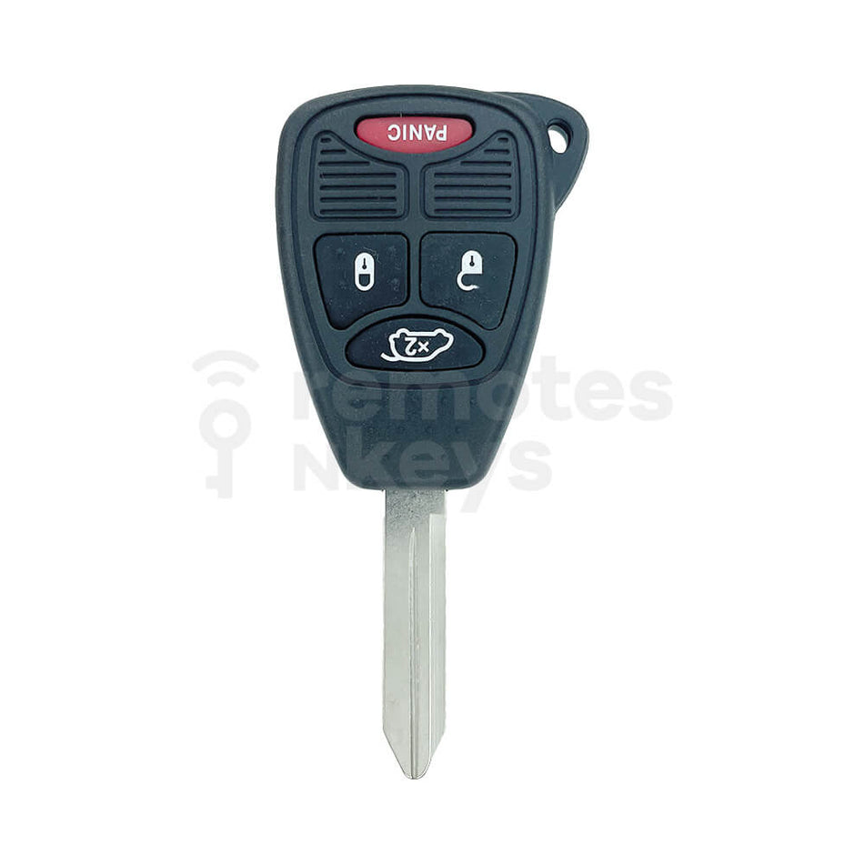 Chrysler Jeep Dodge 3+1 Buttons Remote Key Shell/Case CY24 Blade