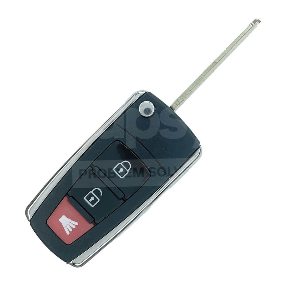 PROTON 3 Buttons Flip Remote Key Shell/Case MIT8