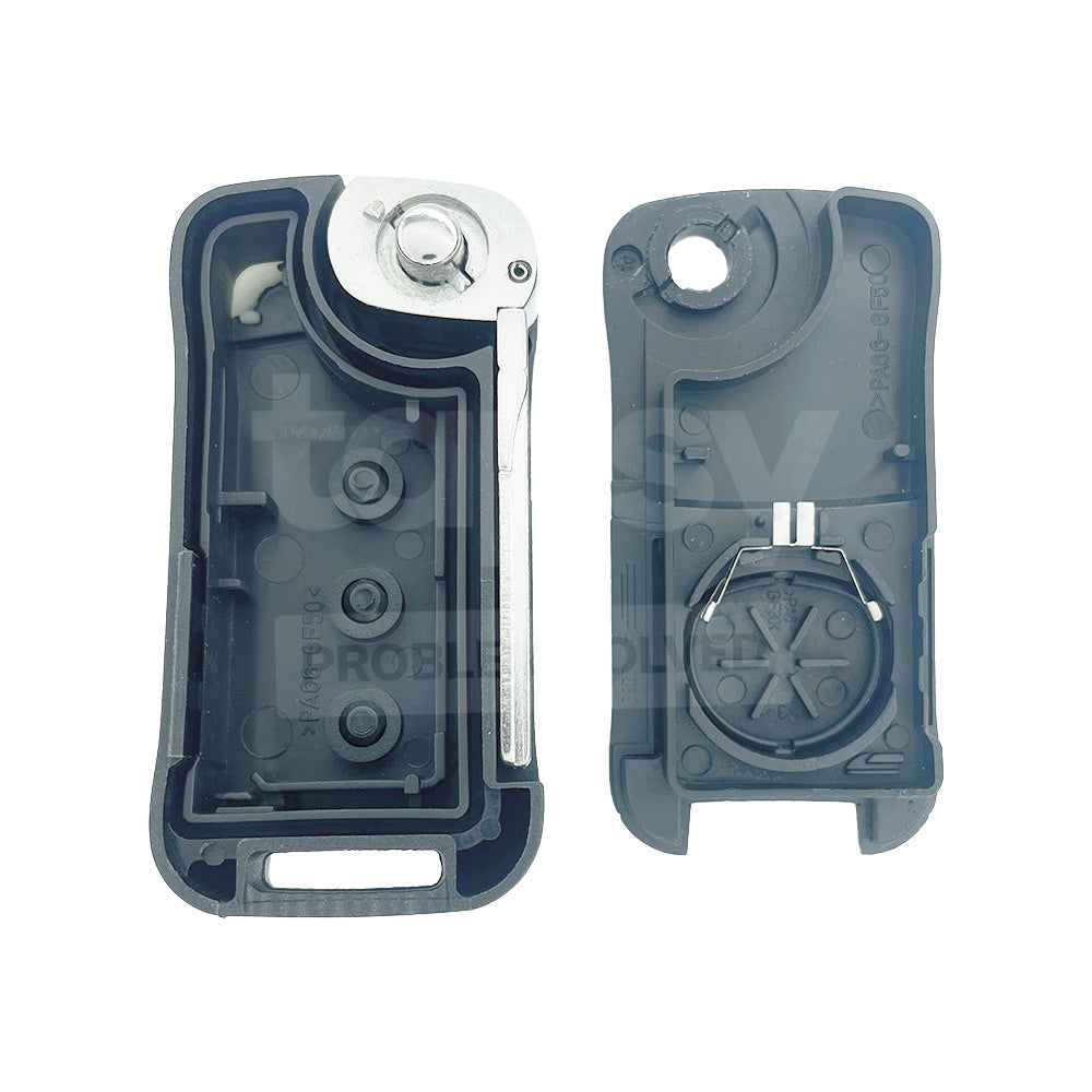 PORSCHE Cayenne 2 Buttons Flip Remote Key Shell/Case HU66